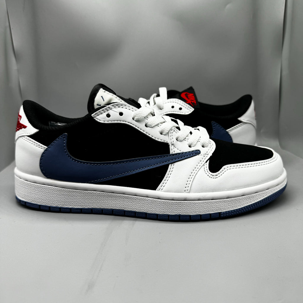 Travis Scott x Air Jordan 1 Retro Low OG SP Lightning – White, Black & Blue