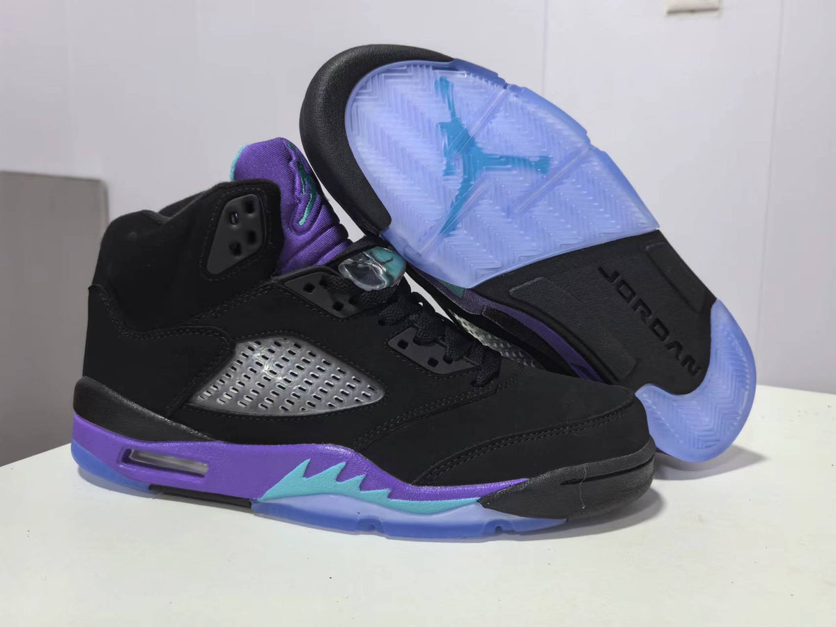 Air Jordan 5 Sneakers – Black Grape
