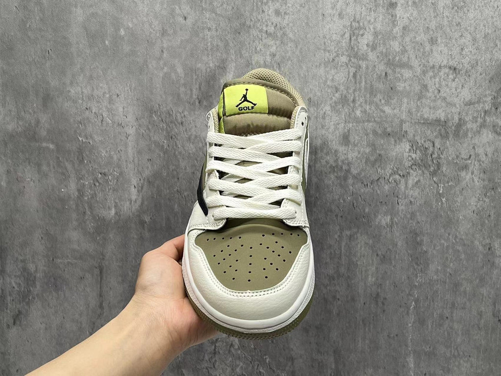 Travis Scott x Air Jordan 1 Low OG SP Golf – Reverse Swoosh