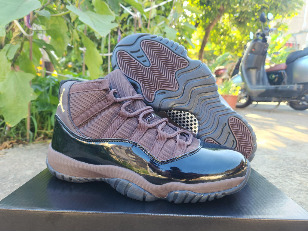 Air Jordan 11 Black & Brown Sneakers