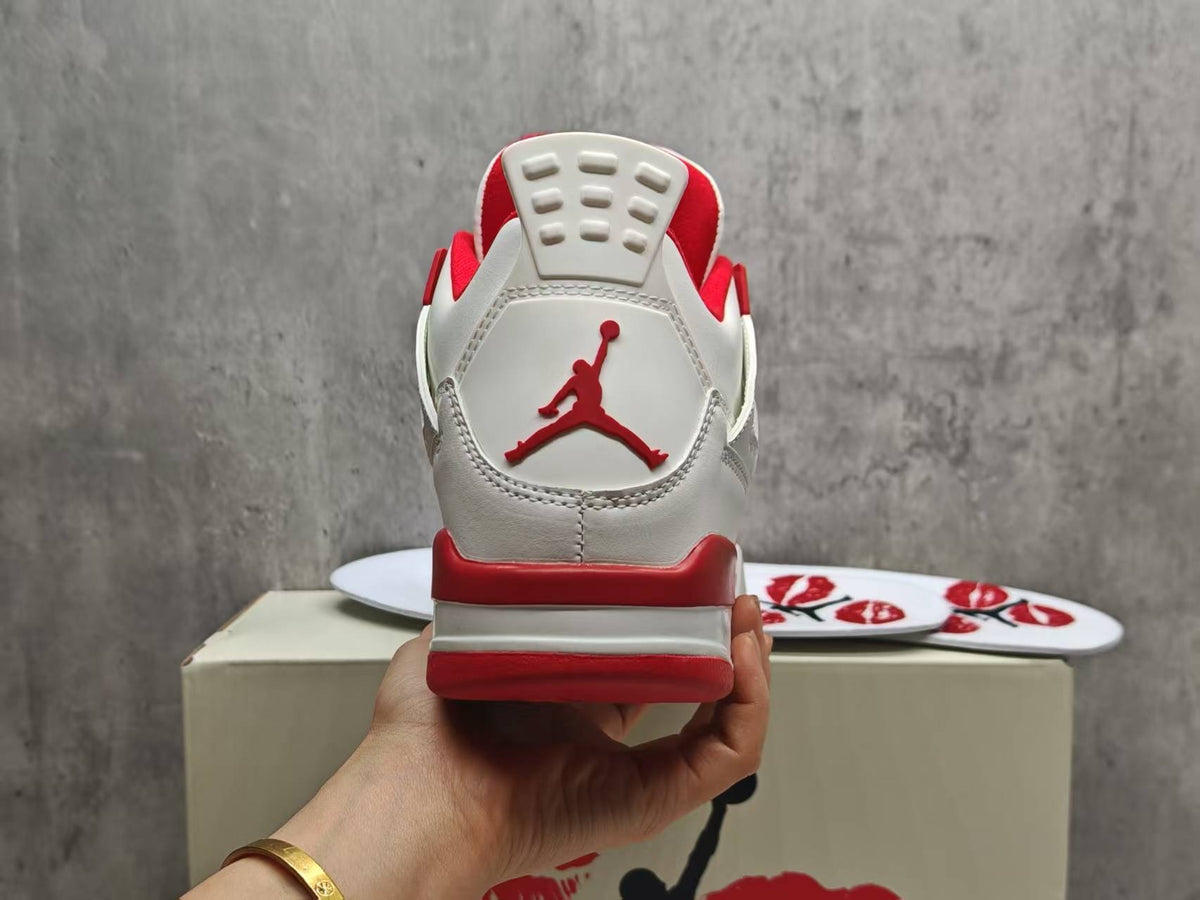 Air Jordan 4 Retro “Valentine's Day” – Sierra Red & White