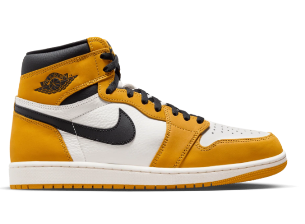 Men's Air Jordan 1 Retro High OG Yellow Ochre Sneakers