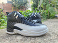 Air Jordan 12 Black & Light Gray Sneakers