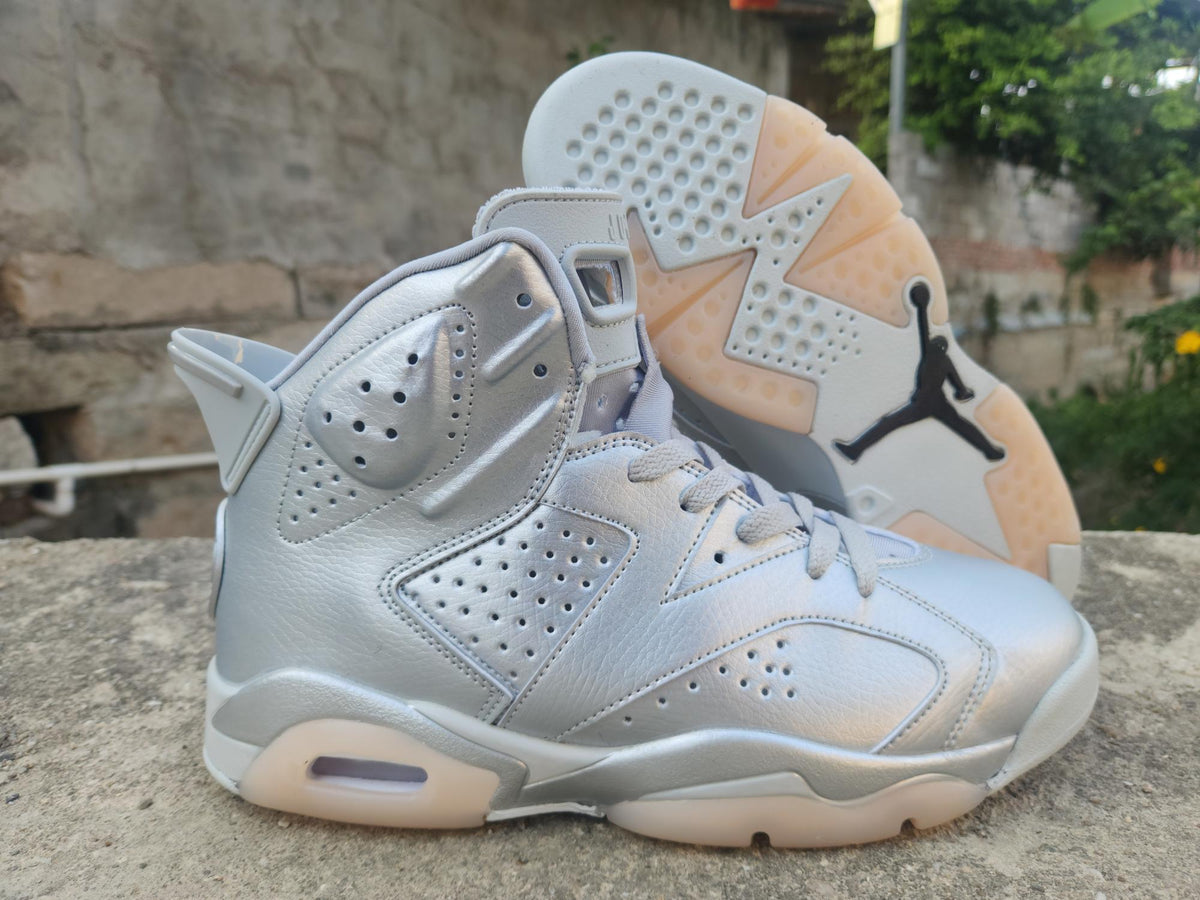 Air Jordan 6 Sneakers – All Silver