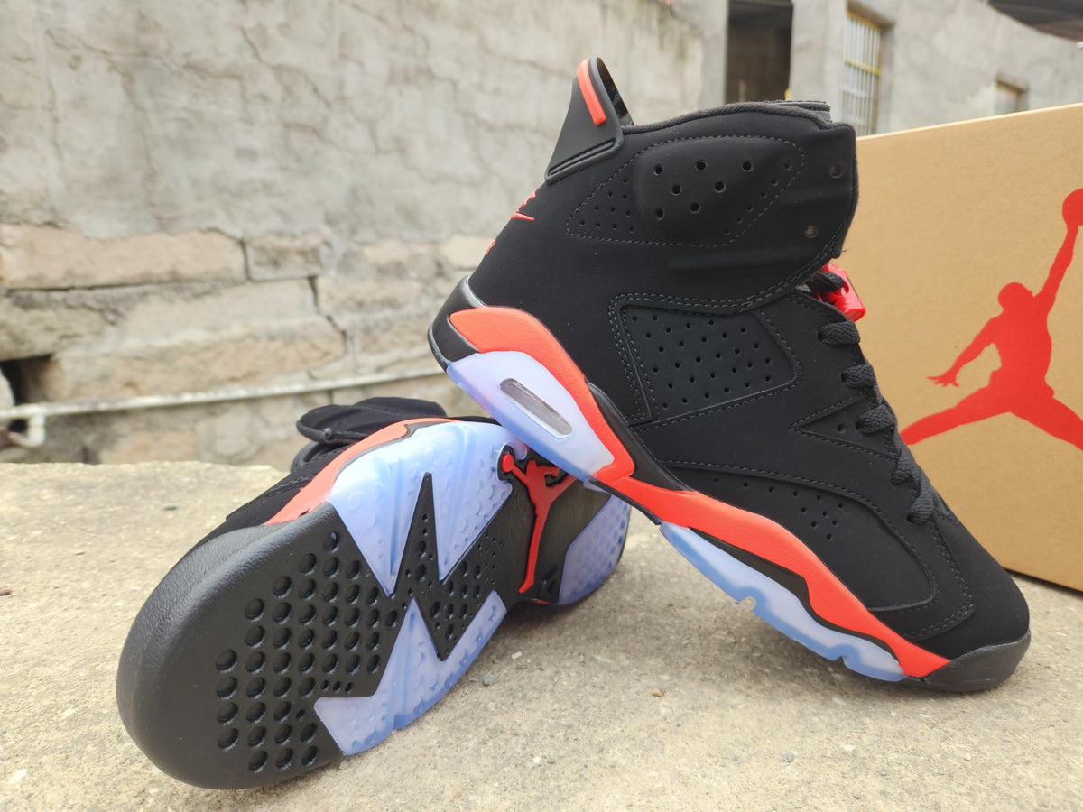 Air Jordan 6 “Shattered” Sneakers – Black & Red