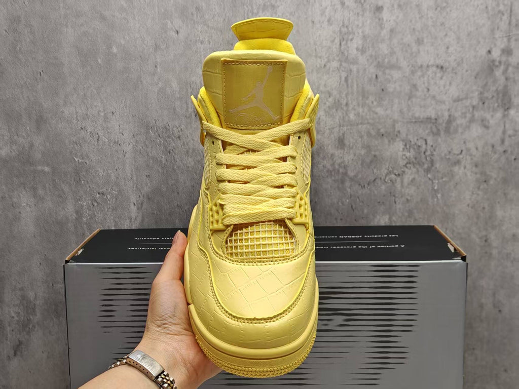 Air Jordan 4 “Lemonade” Cream Yellow Sneakers