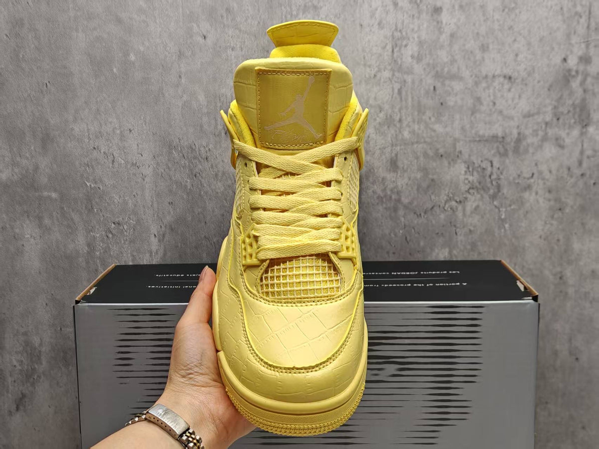 Air Jordan 4 “Lemonade” Cream Yellow Sneakers