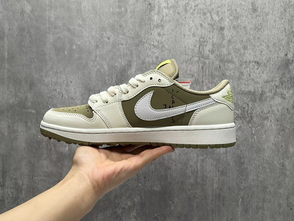 Travis Scott x Air Jordan 1 Low OG SP Golf – Reverse Swoosh