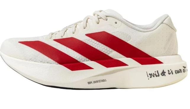adidas Adizero EVO SL Running Shoes - White/Red
