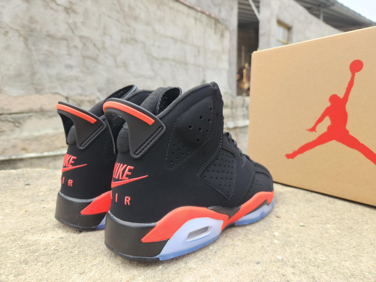 Air Jordan 6 “Shattered” Sneakers – Black & Red