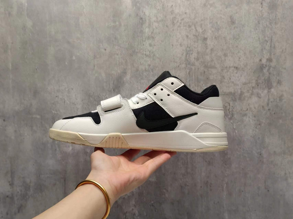Travis Scott Reverse Swoosh Sneakers – White, Green & Black