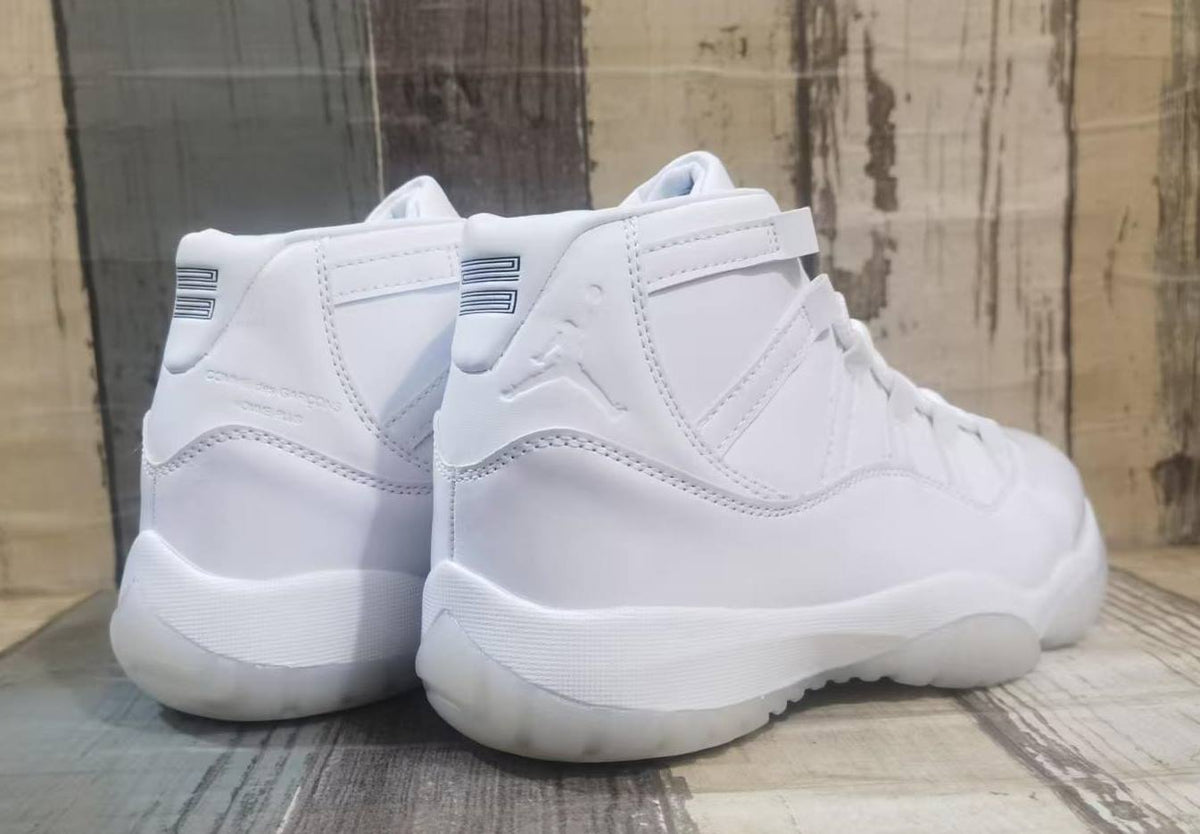 Air Jordan 11 Cream & Black Sneakers for Men & Women