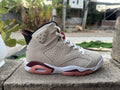 Air Jordan 6 Sneakers – Cream & Brown