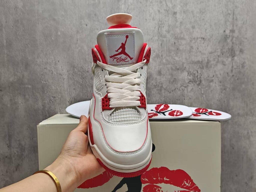 Air Jordan 4 Retro “Valentine's Day” – Sierra Red & White