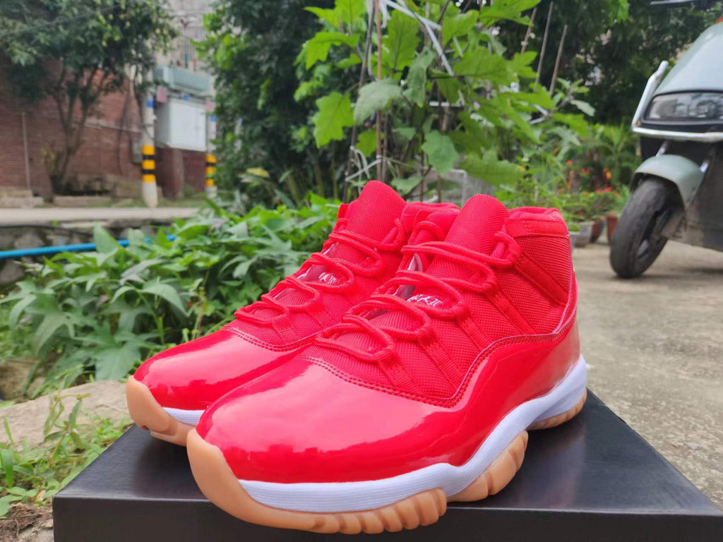 Air Jordan 11 Sneakers – Red