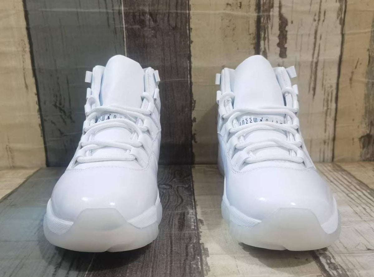 Air Jordan 11 Cream & Black Sneakers for Men & Women