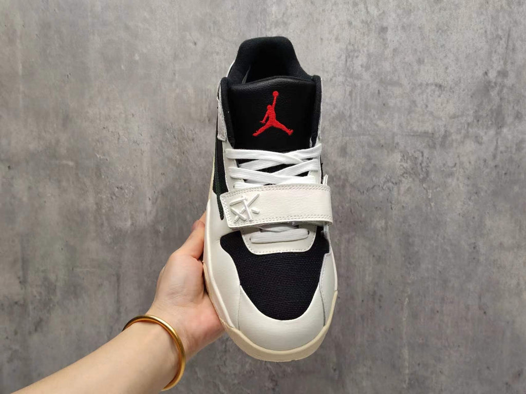 Travis Scott Reverse Swoosh Sneakers – White, Green & Black
