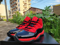 Air Jordan 11 Sneakers – Red & Black