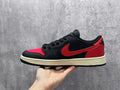 Travis Scott x Air Jordan 1 Low OG SP Black & Red Reverse Swoosh Sneakers