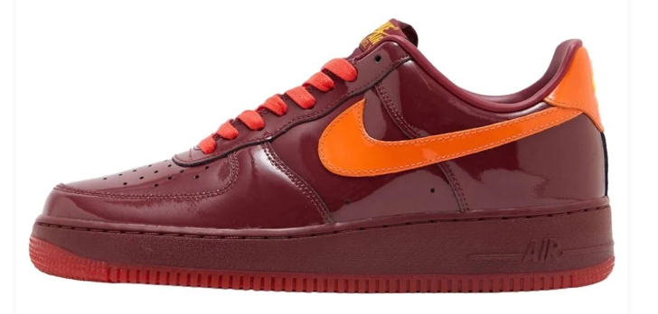 Nike Air Force 1 Low Red Patent Sneakers – IO4489-601