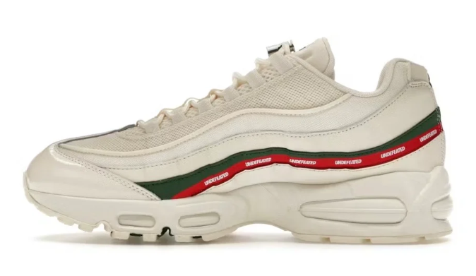 Undefeated x Nike Air Max 95 SP Sail Sneakers