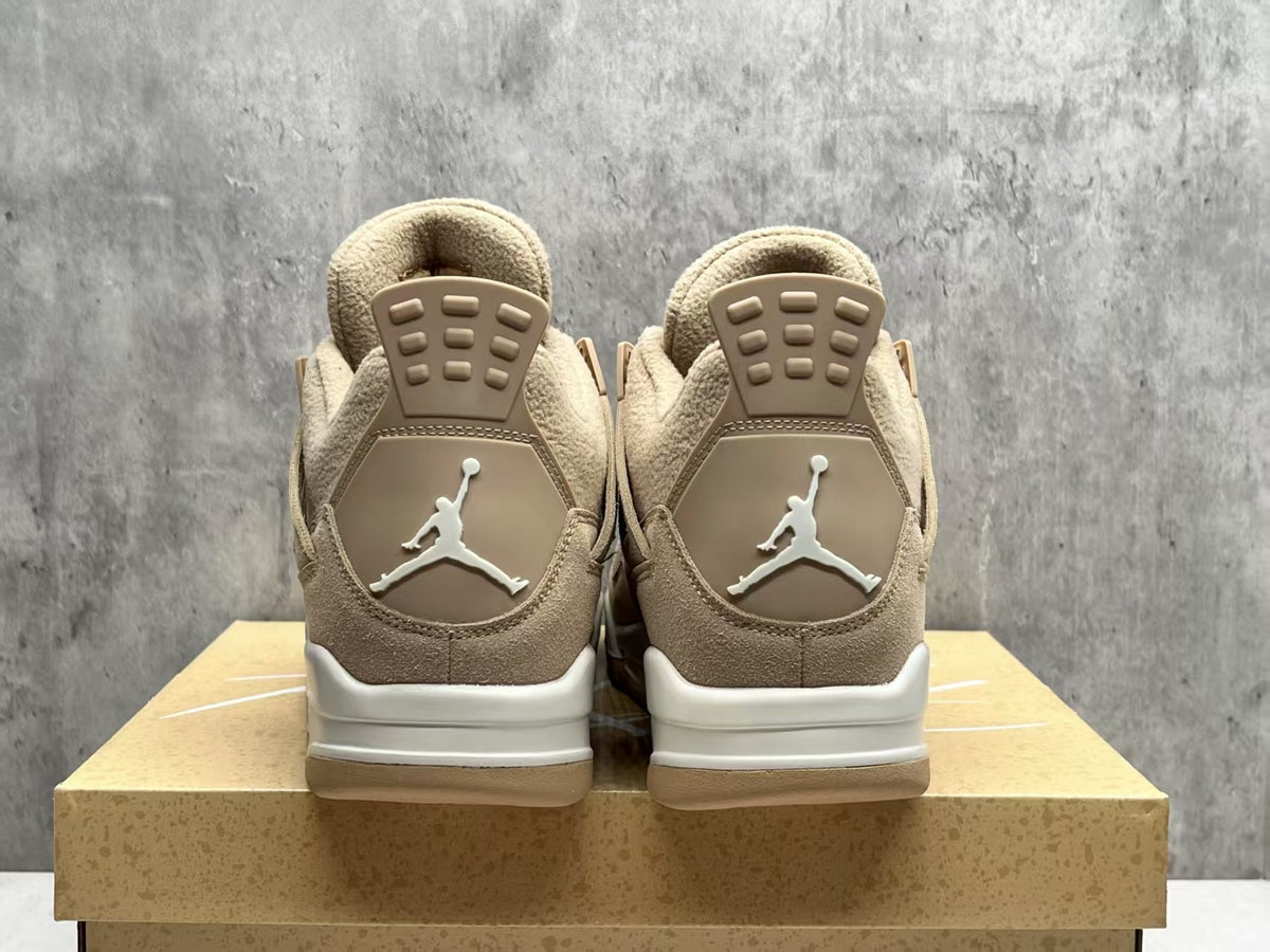 Air Jordan 4 Retro “Milk Tea” Beige & Cream Sneakers
