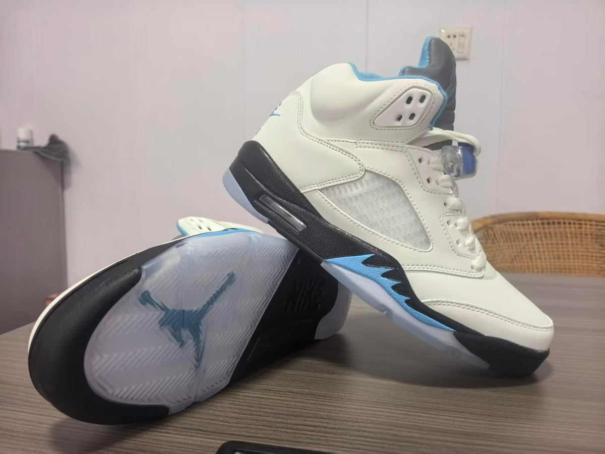 Air Jordan 5 Sneakers – Pink & Blue