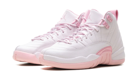 Air Jordan 12 GS Pearl Pink Kids' Sneakers – 510815-600