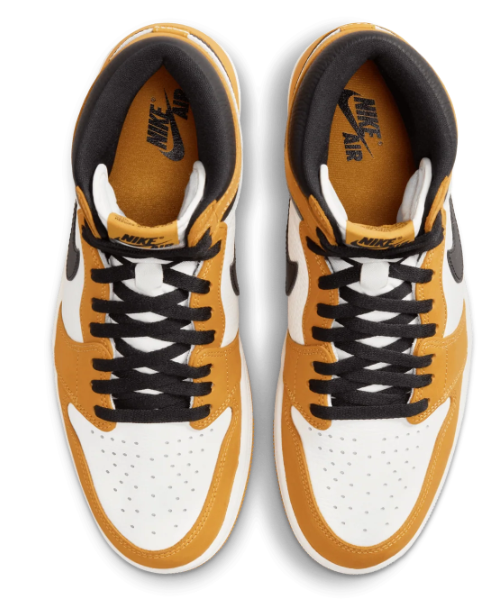 Men's Air Jordan 1 Retro High OG Yellow Ochre Sneakers