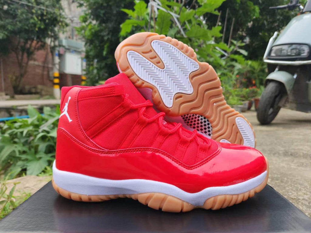 Air Jordan 11 Sneakers – Red