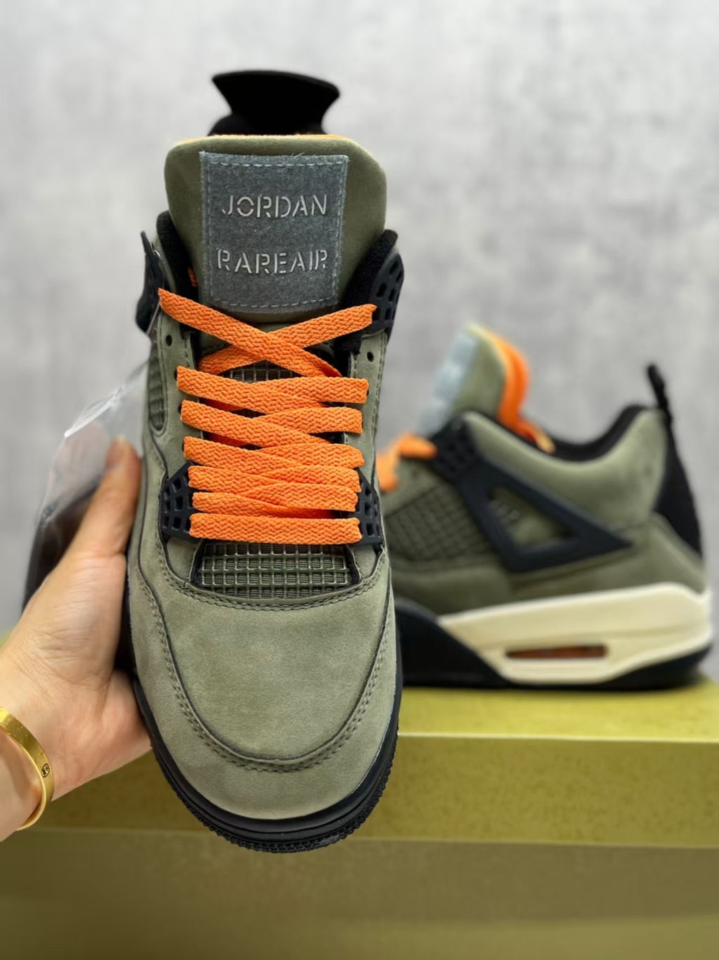 Air Jordan 4 Retro “Olive Green” Sneakers