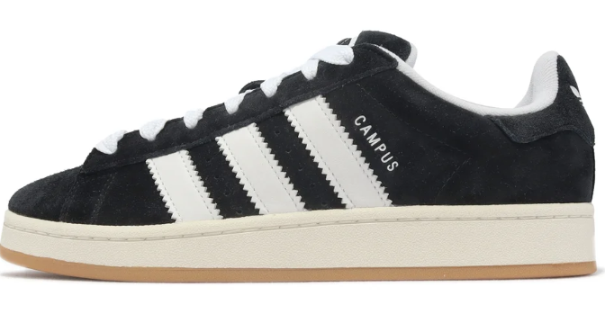 adidas Campus 00s 'Black White Gum' (HQ8708)